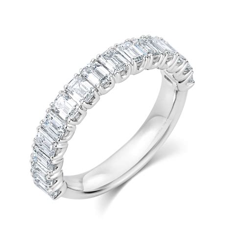 Half eternity band. Please try again, or call 800 843 3269. From finding the perfect Tiffany gift to jewelry styling advice, our Client Advisors are always here to help. Meticulously crafted with Tiffany’s renowned diamonds, eternity rings are to wear and love forever. Wear one on its own or stacked with an engagement ring. 