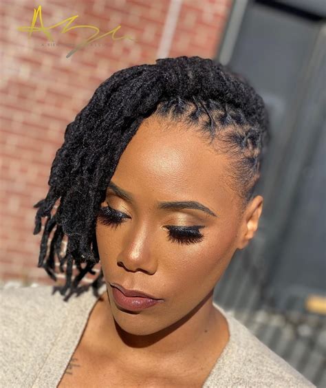 Half head loc styles. Beehive Flipover. This particular hairstyle is a fusion of two. The beehive is a popular and common style that many choose to create with styles like dreadlocks and braids. Another popular style that many women do is the “flip over” method. This style is seen on dreads and braids in addition to straight and curly hair. 