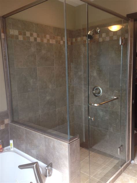 Half wall shower glass. Verona 34" W x 34" D x 73" H Frameless Neo-Angle Shower Enclosure. by VIGO. From $799.90 $1,299.90. ( 163) Free shipping. Shop Wayfair for the best corner shower unit with half wall. Enjoy Free Shipping on most stuff, even big stuff. 