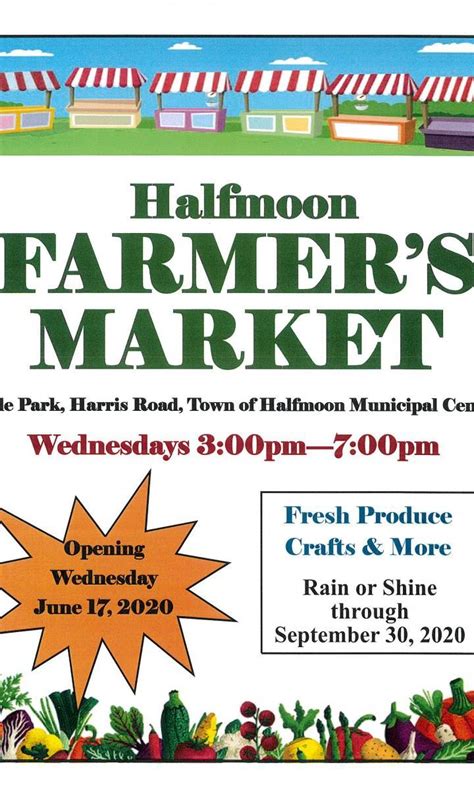 Halfmoon Farmer's Market to move outdoors Wednesday