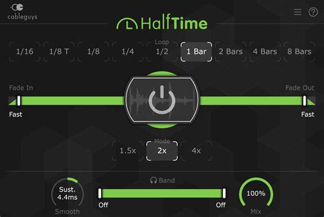 Halftime plugin by cableguys. .  ...