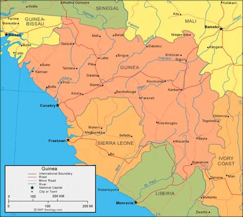 Halire Map Guinea Google Satellite Maps