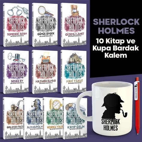 Halk Kitabevi Sherlock Holmes 10 Kitap Seti.
