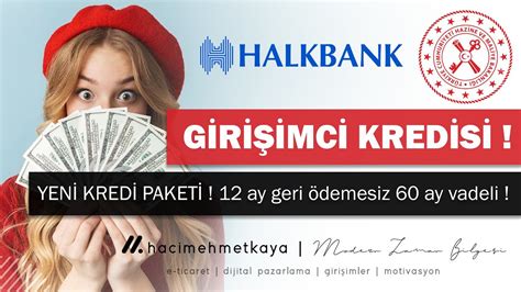 Halkbank genç girişimci kredisi