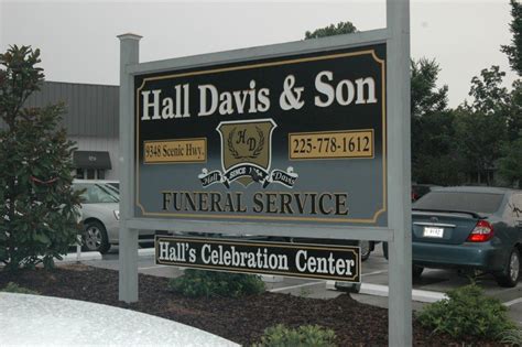 Hall davis funeral home baton rouge. Funeral services provided by: Hall Davis and Son Funeral Service - Baton Rouge. 9348 Scenic Highway, Baton Rouge, LA 70807. Call: (225) 778-1612. 