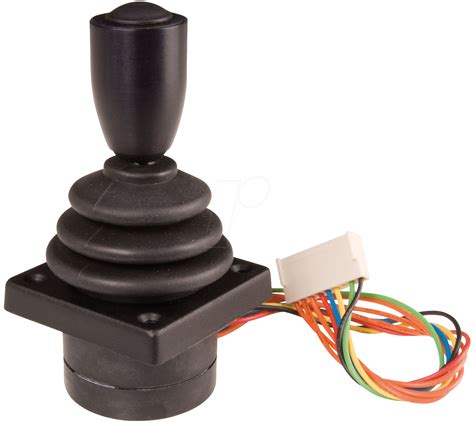 Hall effect joystick. Solid construction and high quality characterize the JH40H series of professional joystick controllers. Triple axes with or without a push-button. Precision haptics for excellent feel and precision control even in safety critical applications. Contact free Hall technology ensures noise free and wear-free operation of the sensor. IP65 protection ... 