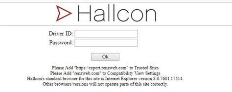 Hallcon Drivers Login Porta is what the a