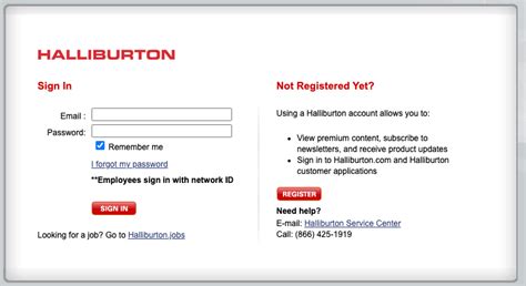 Halliburton Total Rewards Login