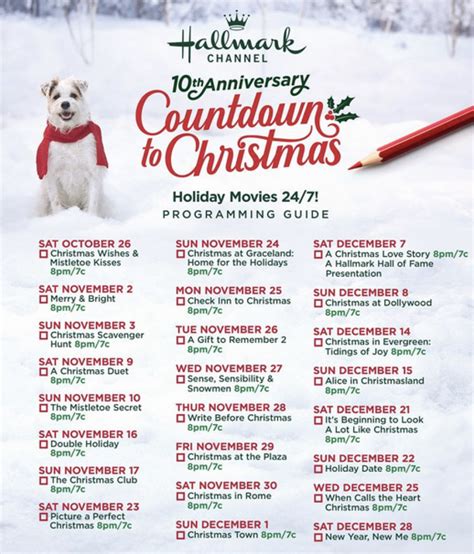 Hallmark’s ‘Countdown to Christmas’ movie lineup is here