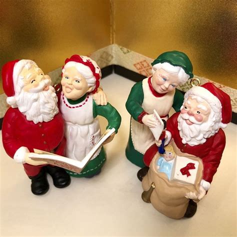 Hallmark Christmas Santa Ornaments - Etsy