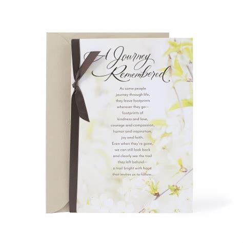 Hallmark Mahogany Religious Sympathy Card (They Leave …