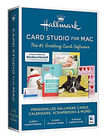 Hallmark card.  This powerful yet easy to use software allows you to design custom ...