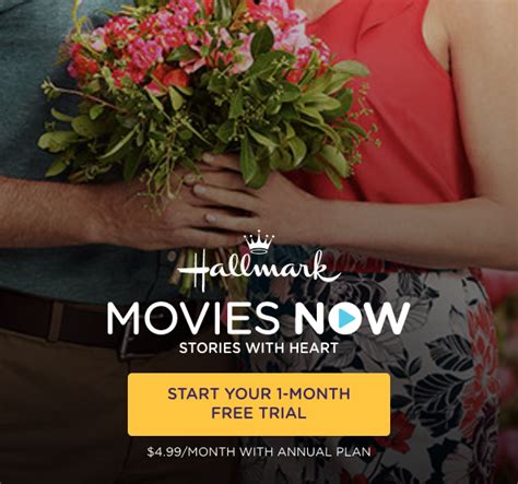 Hallmark subscription. Hallmark has its own series of apps, including Hallmark TV in the Google Play store, and the aforementioned Hallmark Movies Now, which is the best bet for passionate Hallmark fans.There are two payment plans available for their service. The first is a $59.99 annual plan (which balances out to $4.99 a month but requires upfront … 