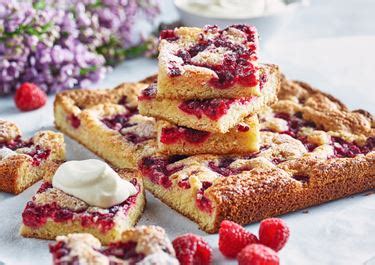 Hallonkakor ; Strösocker.