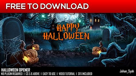 Halloween After Effects Template
