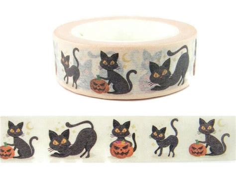 Halloween Cat Washi Tape - Etsy