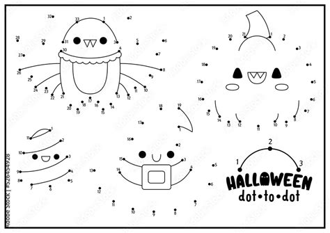 Halloween Dot To Dots Worksheets Lessons And Printables