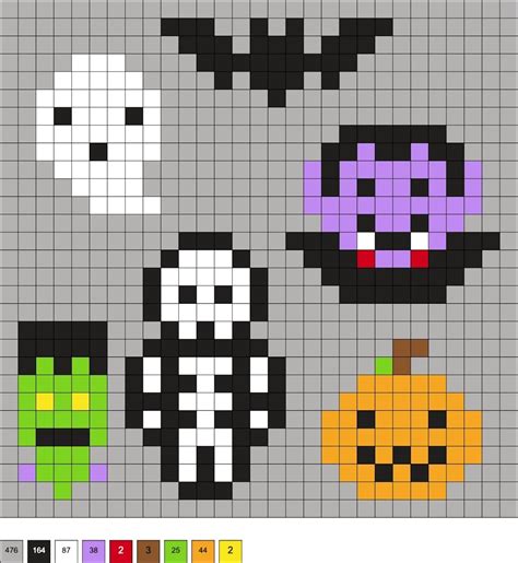 Halloween Fuse Bead Patterns