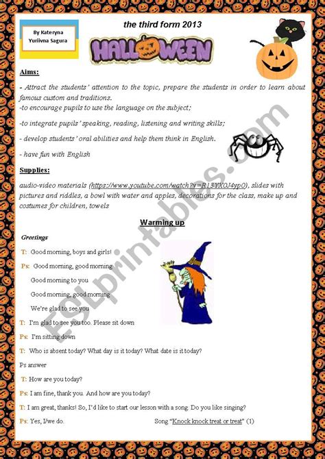 Halloween Lesson Plans and Activities Education World