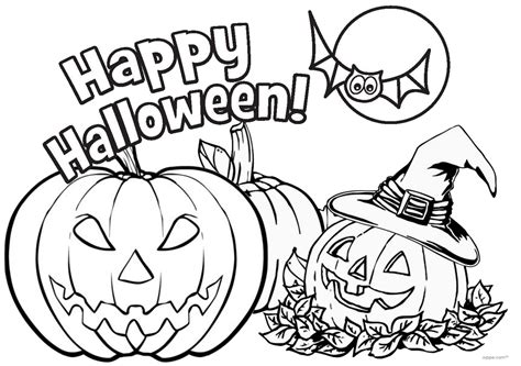 Halloween Pumpkin Printables Coloring Pages