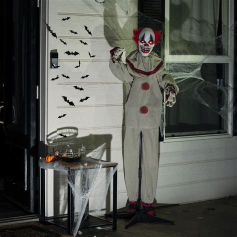 Serving the Halloween and Haunt industries since 1999. 173 products. "Cauldron Creeper" Electric Animated Halloween Prop. $329.99. "Scorched Scarecrow" Halloween Prop with Fog Machine. $549.99. "Jumping Clown" Electric Animated Halloween Prop. $149.99. "Sweet Dreams Clown" Electric Animated Halloween Prop.. 