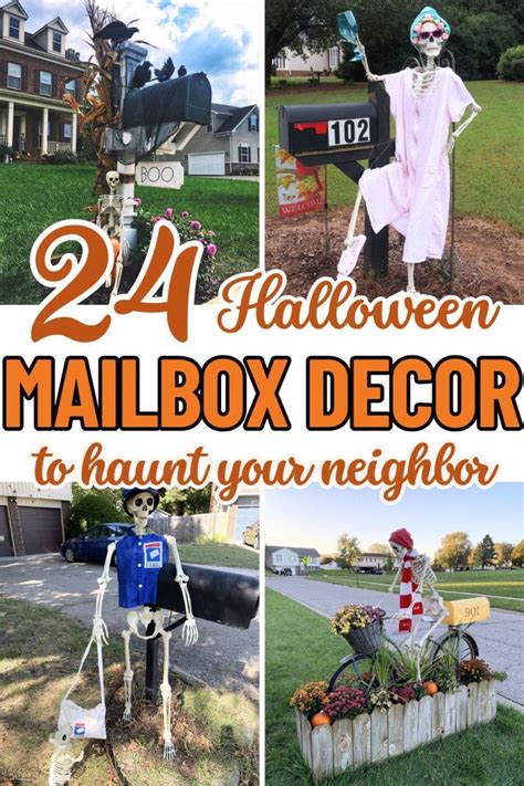 Halloween mailbox ideas.  Halloween mailbox decorating ideas transforme...
