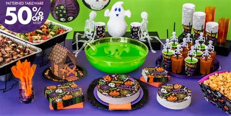 From August through November, Party City Nebraska is primarily a Halloween store, carrying all styles and sizes of costumes, a huge assortment of costume accessories, life size animated props, giant stretch cobwebs, and skull pitchers and mugs. Because we also manufacture Halloween merchandise, many of the products we sell are exclusive to ...