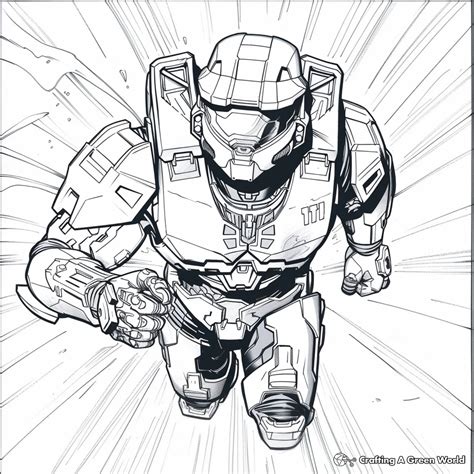 Halo Coloring Shee