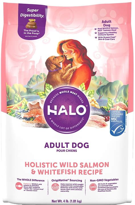 Halo Holistic Wild Salmon & Whitefish Adult Dry Dog Food