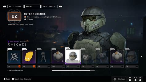 Halo Infinite Interference event challenges rewards and Interference dates 