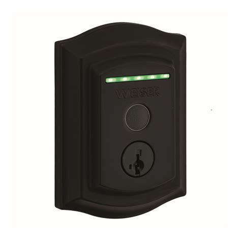 Halo Touch Contemporary Electronic Lock Matte Black