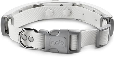 Halo collars for dogs. Halo Collar 3, the Most Accurate GPS Dog Fence Available - The Halo collar 3 wireless dog fence system uses Proprietary PrecisionGPS AI software to leverage direct GPS signals and ignore false data. Unlike any other tracking collar for dogs, Halo uses an active GPS antenna that engages satellites to provide better reception in areas with poor ... 