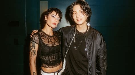 Halsey was ‘blown away’ by BTS’s Suga’s lyrics ahead of their …