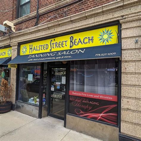 Halsted street beach tanning salon. A beach kimono will help to protect your skin from the sun while adding a stylish layer that can be dressed up or down to suit your look. We may be compensated when you click on pr... 