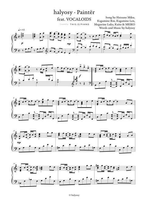 Halyosy Sheet Music