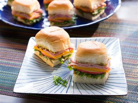 Ham, Apple, and Cheddar Sliders - Valerie Bertinelli