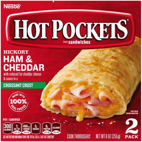 Ham and cheese hot pocket. How to Make Ham and Cheese Hot Pockets: Preheat the oven to 375 degrees Fahrenheit. Roll out the tubes of crescent roll dough and divide each tube into 4 rectangles. Place 2 slices of cheese and about two slices worth of chopped ham on 6 of the rectangles. Top each prepped crescent rectangle with the remaining crescent roll pieces … 