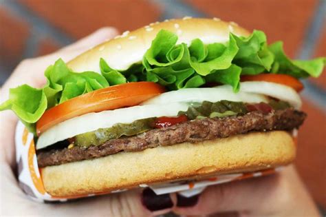 Hamburger burger king fiyat