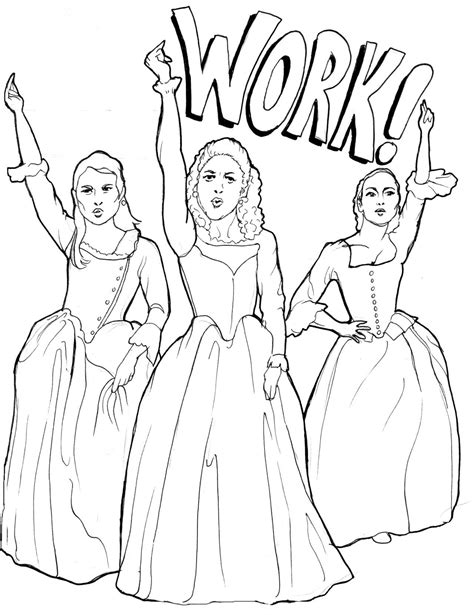 Hamilton Coloring Sheets