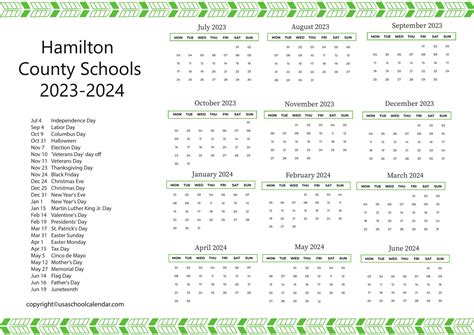 Hamilton County Schools Tn Calendar