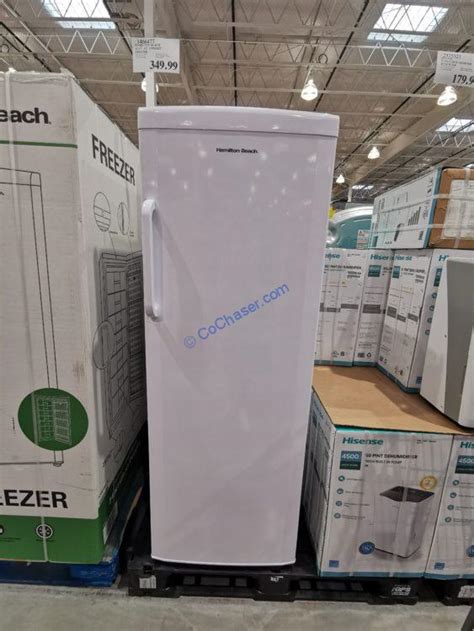 Ft Upright Freezer @ Costco B&M $350. $349.99. $349.99. +9. 14,382 Views 32 Comments Share Deal. Costco B&M is selling Hamilton Beach 11 cu. ft. upright freezer with 7 drawers for $350. The link is for Costco Business but I picked up yesterday from a regular store. Item # 1466477.. 
