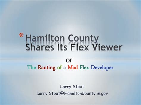 About Hamilton County, Indiana. Located jus