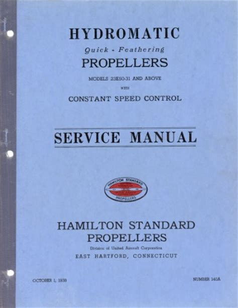 Hamilton standard propeller service manual 23e50. - Toyota hilux 1kz te engine shop manual 1999 onward.