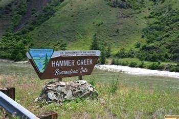 Hammer Creek Recreation Site, Lower Salmon River