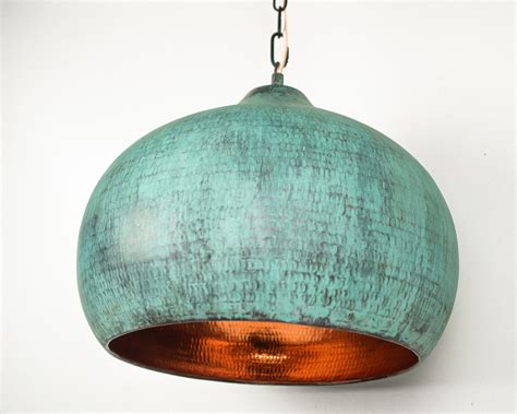 Hammered Copper Pendant Light - Etsy