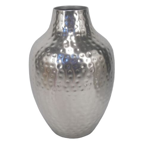 Hammered Metal Vase Wayfair