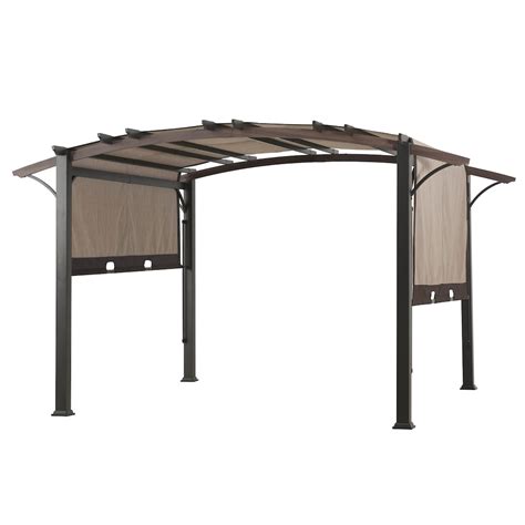Hampton bay arched pergola 11x13. Hampton Bay Arched Pergola Slide Canopy 10ft X 10ft Steel Aluminum Outdoor Patio $ 899.99. Out of stock. SKU: 10249 Categories: ... Cool off in style with this 10 ft. Steel and Aluminum Arched Pergola. Each pergola comes with a fade and weather resistant coating that is designed to withstand the elements. Easy to clean with mild soap and water. 