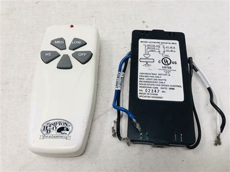 Hampton bay ceiling fan receiver replacement.  If your ceiling fan remote has...