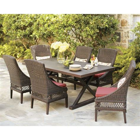 Hampton bay crestridge on sale outdoor coffee table