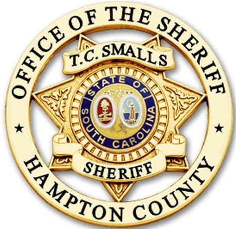 Other Sheriff Departments Nearby. Hampton County Sheriffs Office Cemetery Road, Varnville, SC - 0.3 miles Built in 1879-1880, the Hampton County Jail is a two-story, three-bay-wide brick building with a central, one-story entry portico on the front facade.. 